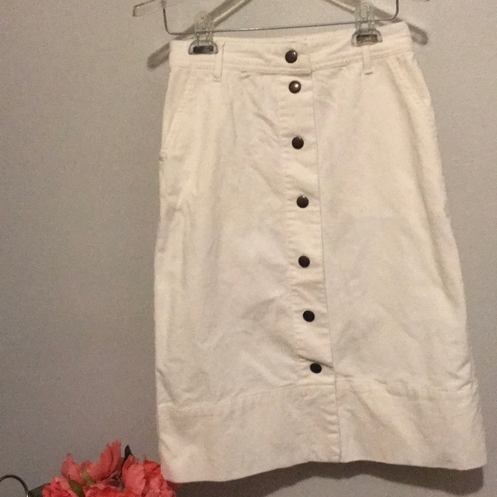 Topshop courdoroy skirt